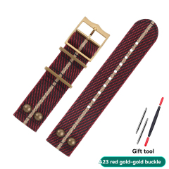 A23 Red‑Gold mix‑Gold buckle
