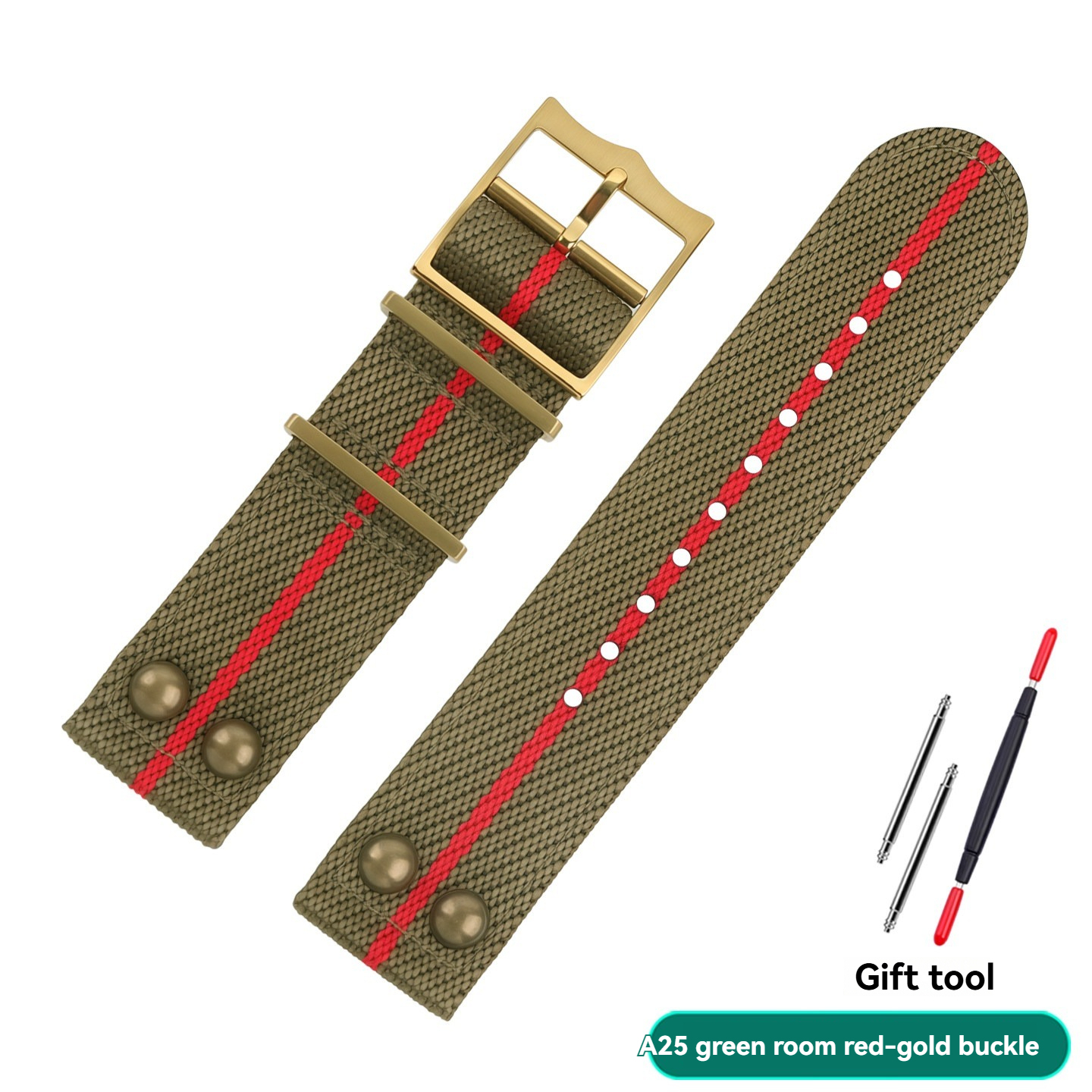 22mm Nylon Watch Band for Tudor Heritage Black Bay 41mm
