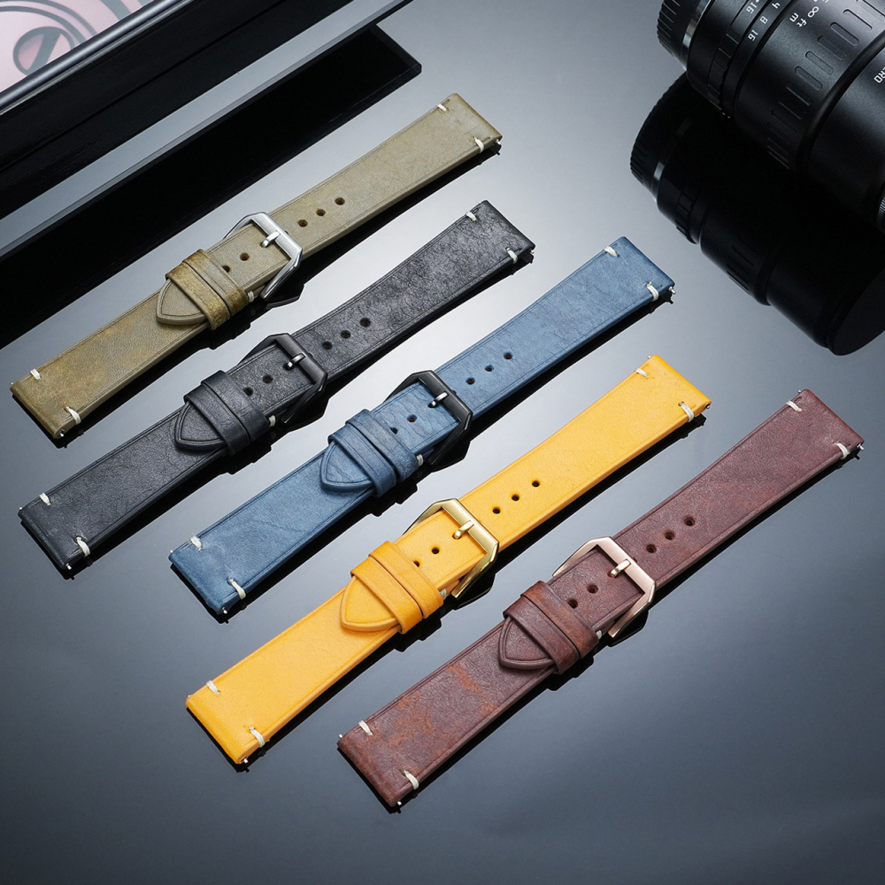 18/19/20/21/22mm Genuine Leather Watch Band for IWC Pilot / Portugieser / Portofino