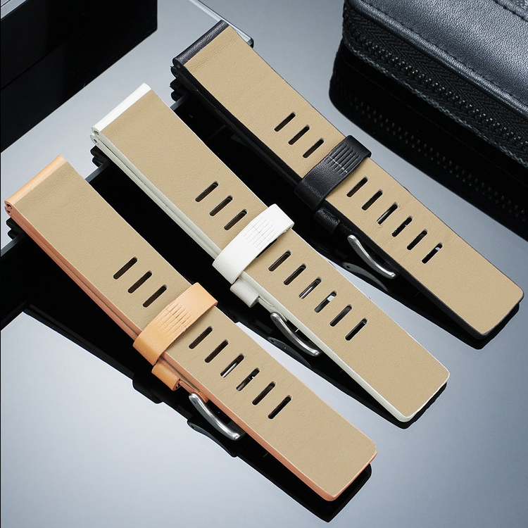 Genuine Leather Watch Band for Issey Miyake