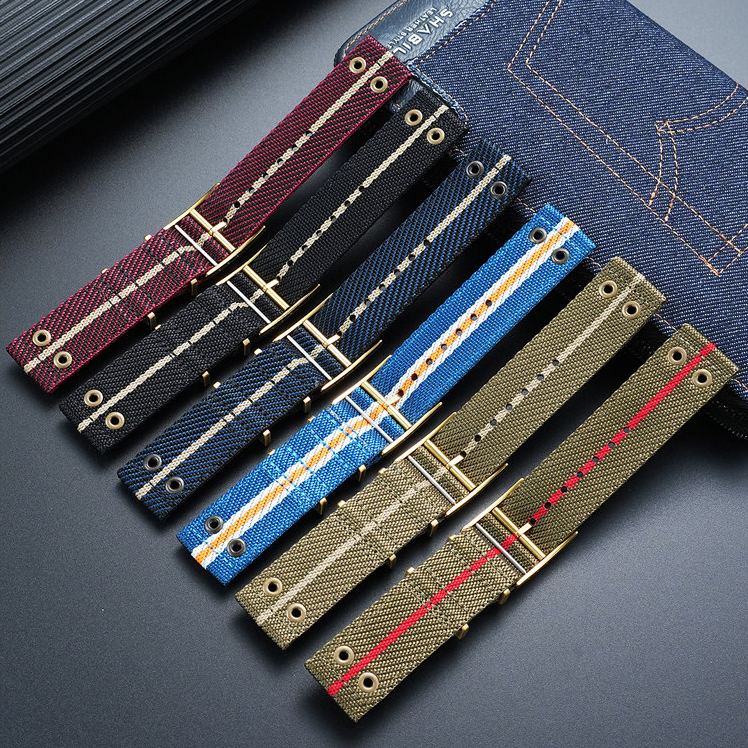 22mm Nylon Watch Band for Tudor Heritage Black Bay 41mm