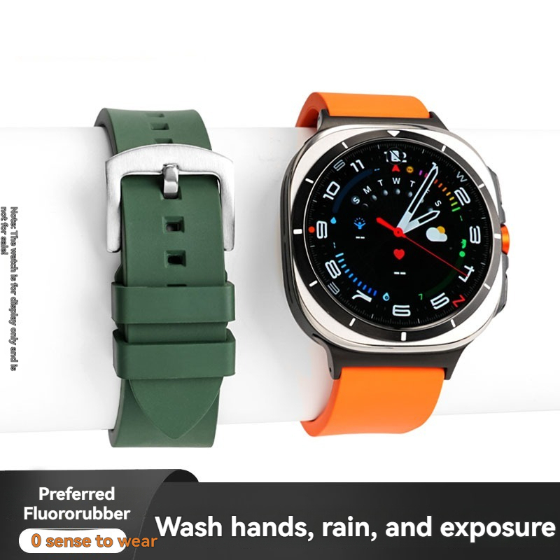 FKM Rubber Watch Band for Samsung Galaxy Watch Ultra 47mm