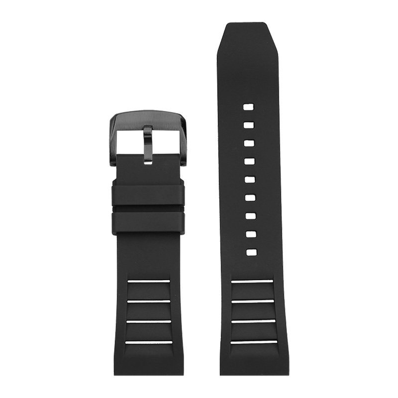 FKM Rubber Watch Band for Garmin Forerunner 245/255/645/955/158 / Venu 2 / COROS PACE 2