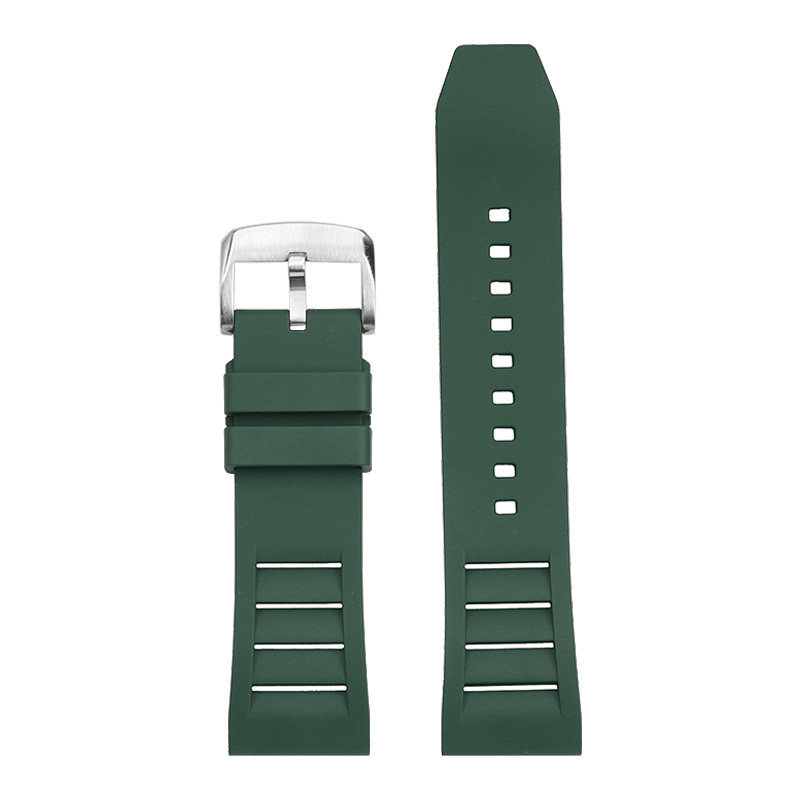 FKM Rubber Watch Band for Garmin Forerunner 245/255/645/955/158 / Venu 2 / COROS PACE 2