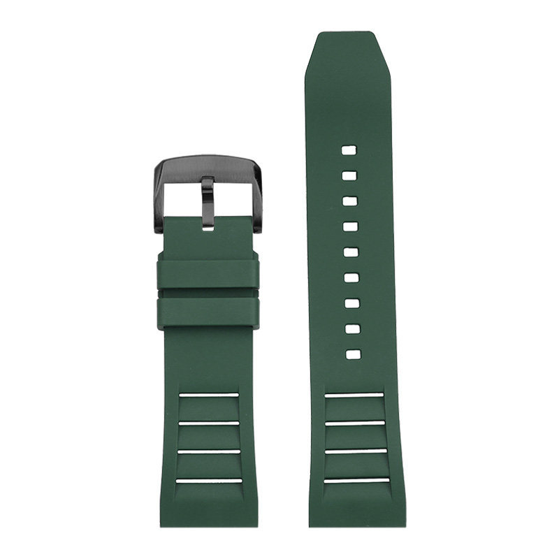 FKM Rubber Watch Band for Garmin Forerunner 245/255/645/955/158 / Venu 2 / COROS PACE 2