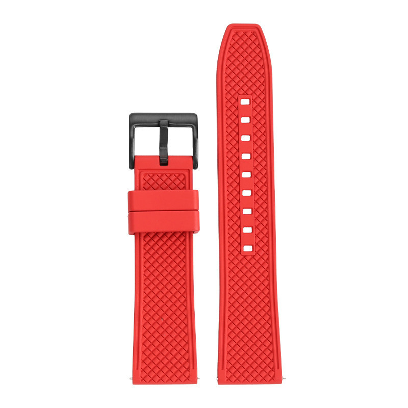 FKM Rubber Watch Band for Seiko Diver / SLA017 / SLA037 / 5 Sports / Presage