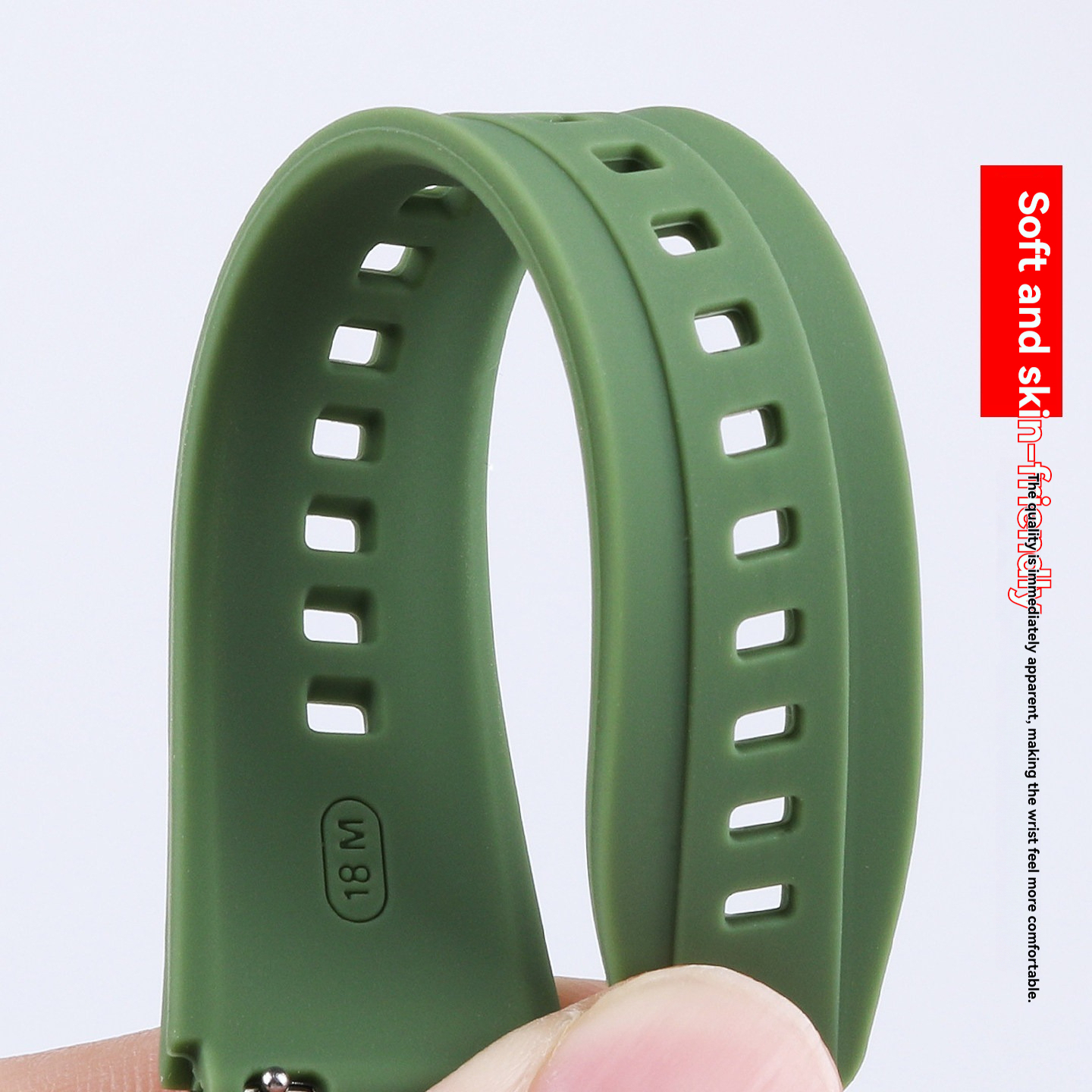 Soft Silicone Watch Band for Casio A158 / A168 / A159 / A169 / B650 / AQ230 / A500W