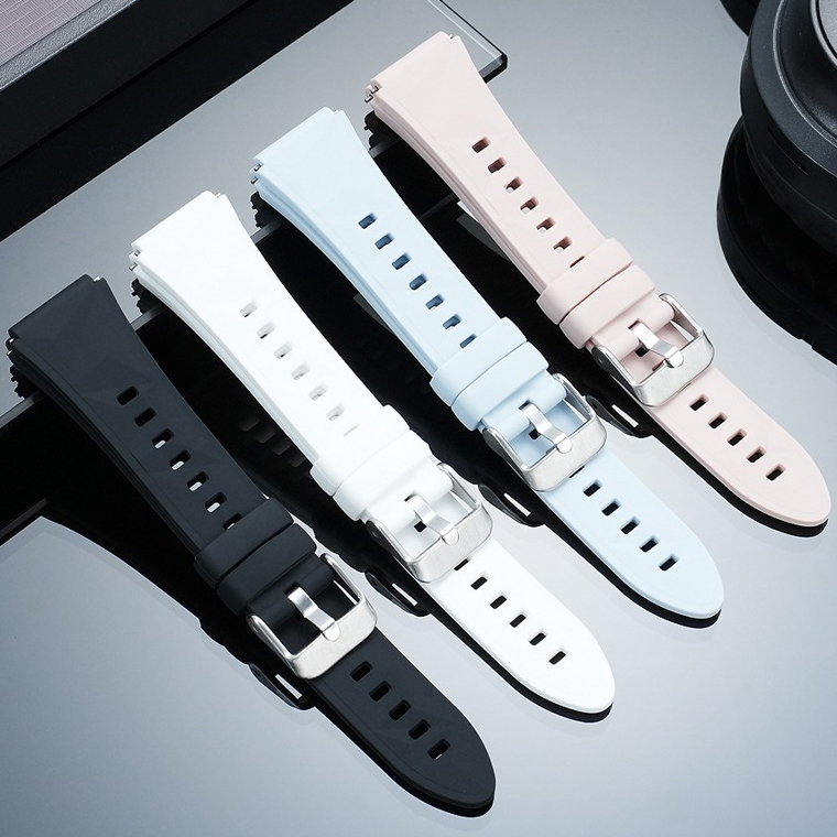 18mm Soft Silicone Watch Band for Casio A158W / A168 / A159 / F-91W / AE-1200