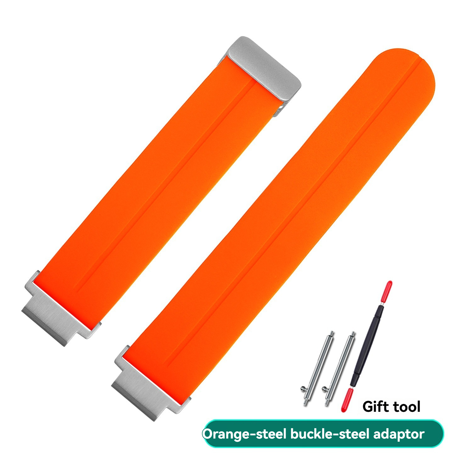 18mm Silicone Watch Band with Magnetic Buckle for Casio AE-1200 / AE-1300