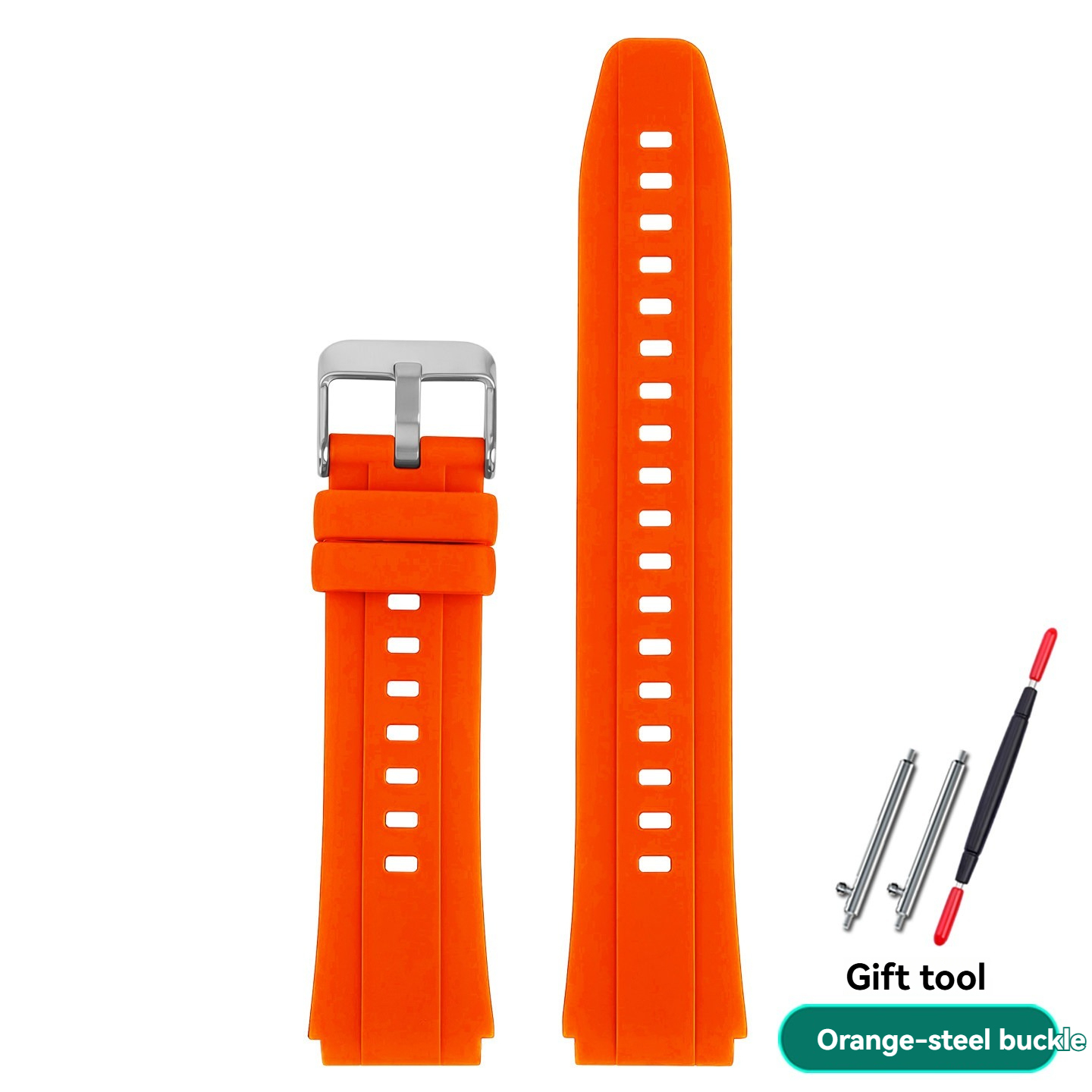 Soft Silicone Watch Band for Casio A158 / A168 / A159 / A169 / B650 / AQ230 / A500W