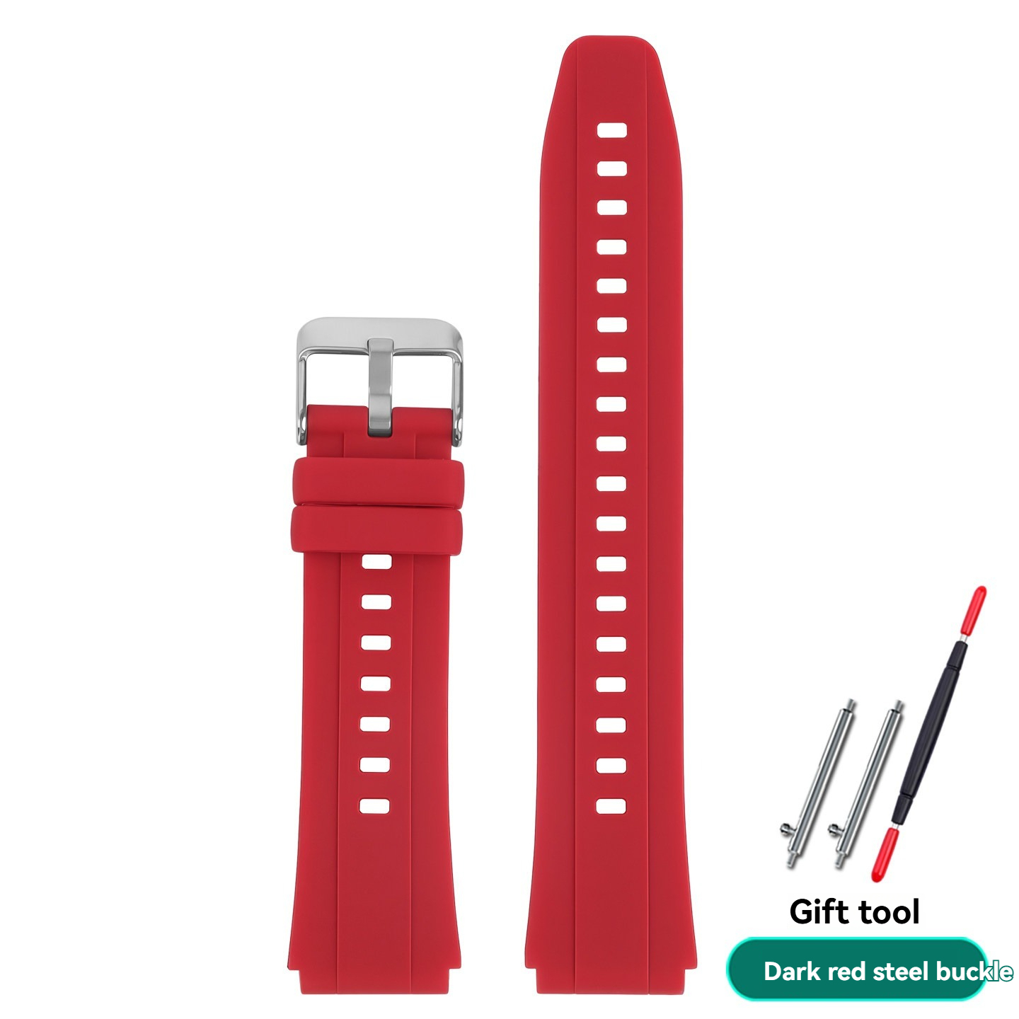 Soft Silicone Watch Band for Casio A158 / A168 / A159 / A169 / B650 / AQ230 / A500W