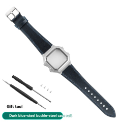 Black Strap - Silver Case Set