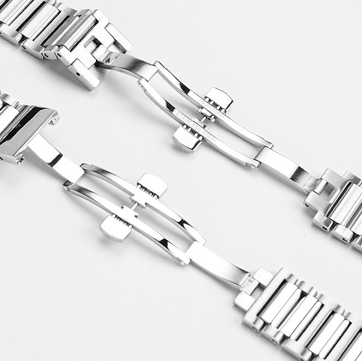 21mm Solid Stainless Steel Watch Band for Longines Conquest L3.830.4