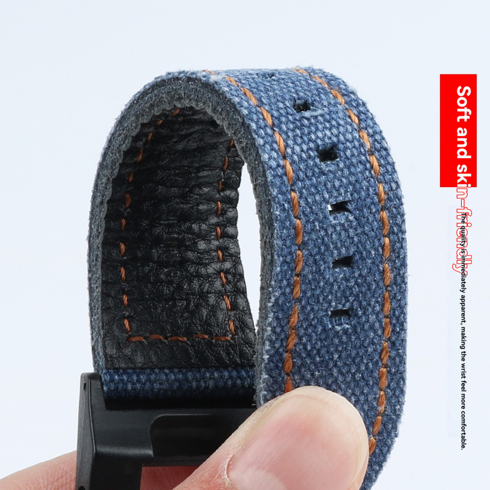 Nylon Canvas Watch Band with Adapter Kit for Casio GBD-H2000 G-SQUAD