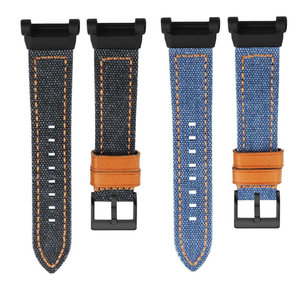 Compatible Nylon & Leather Watch Band for Casio GR-B200