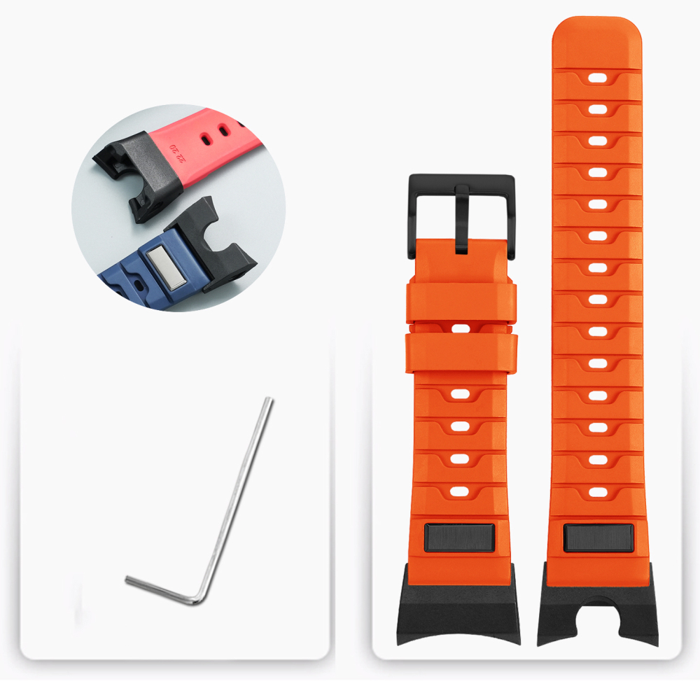 FKM Rubber Watch Band for Casio GWR-B1000 Gravitymaster