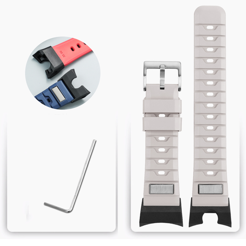 FKM Rubber Watch Band for Casio GWR-B1000 Gravitymaster