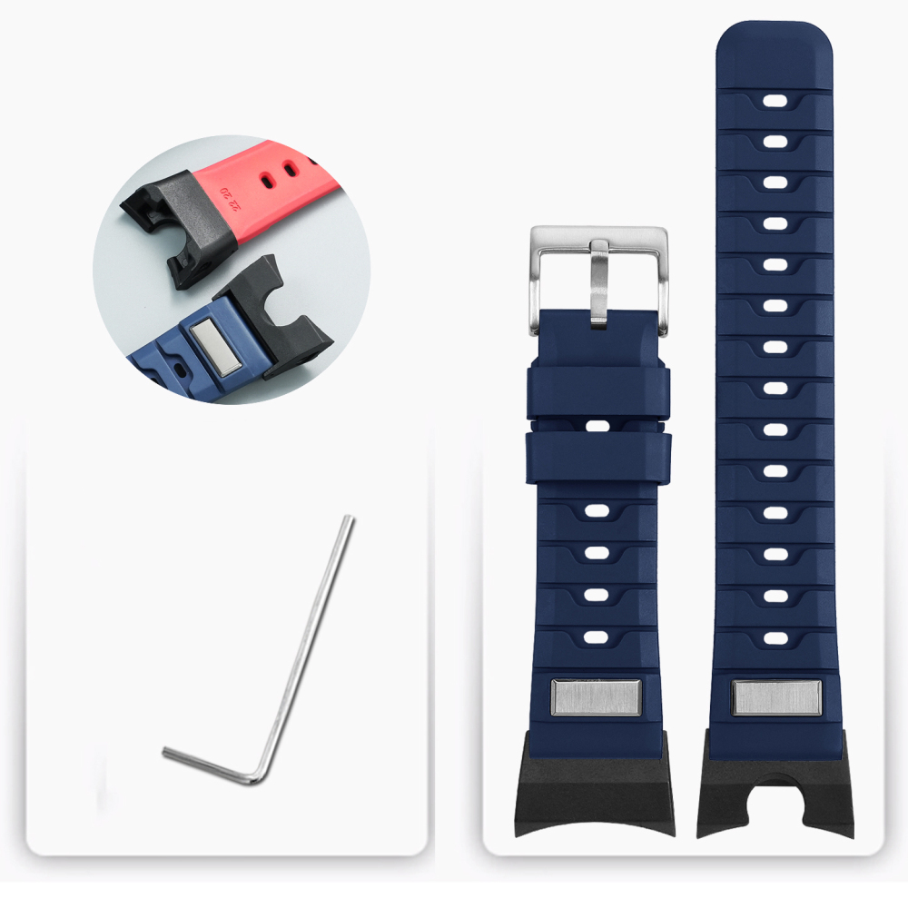 FKM Rubber Watch Band for Casio GWR-B1000 Gravitymaster