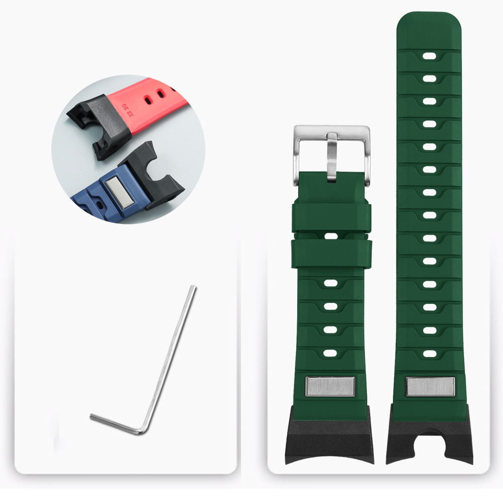 FKM Rubber Watch Band for Casio GWR-B1000 Gravitymaster