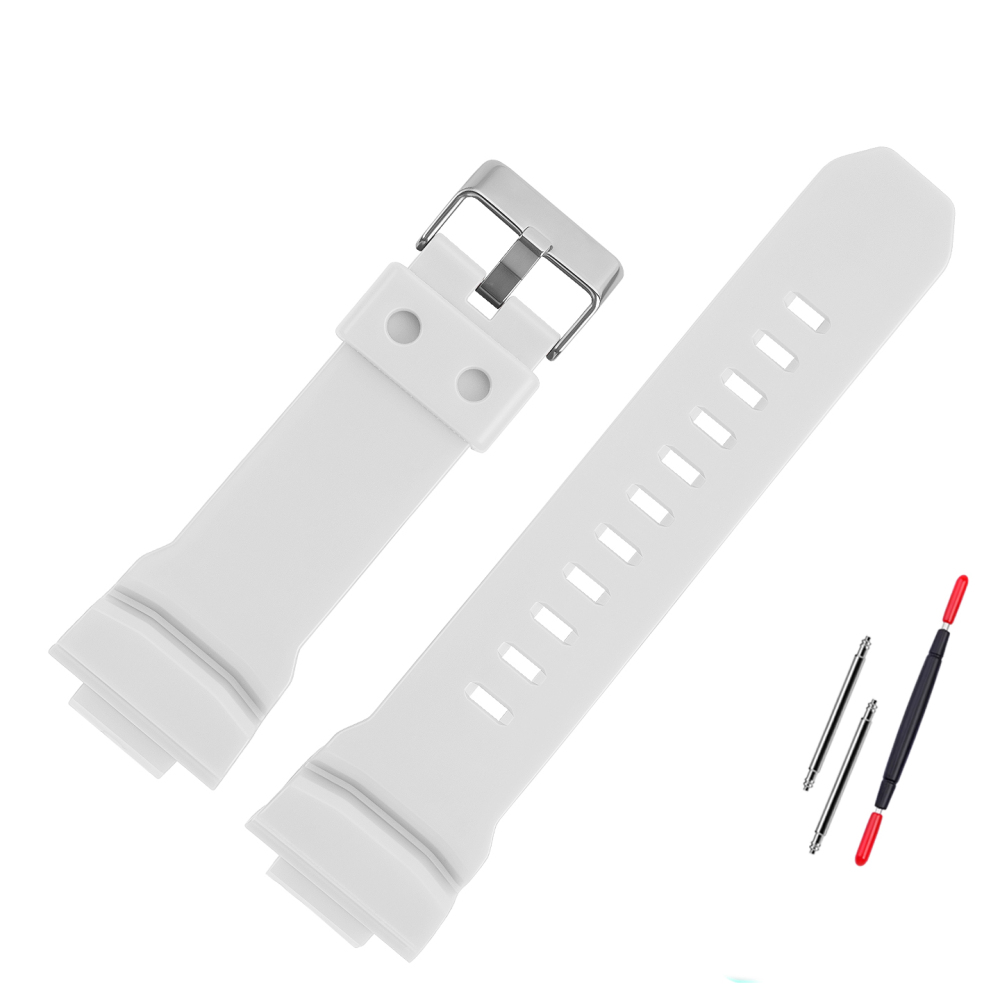 Replacement Resin Watch Band for Casio GAW-100 / GAS-100 / GA-150 / GA-300