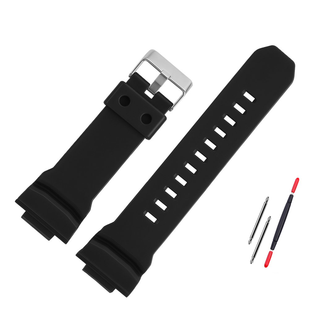 Replacement Resin Watch Band for Casio GAW-100 / GAS-100 / GA-150 / GA-300