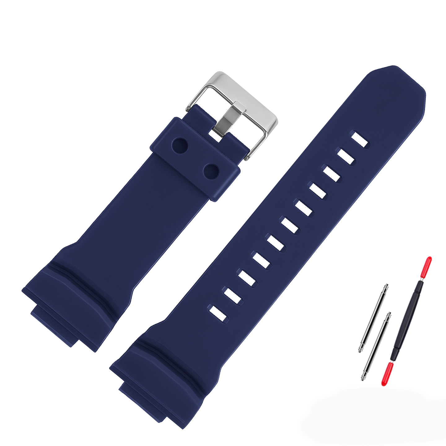 Replacement Resin Watch Band for Casio GAW-100 / GAS-100 / GA-150 / GA-300