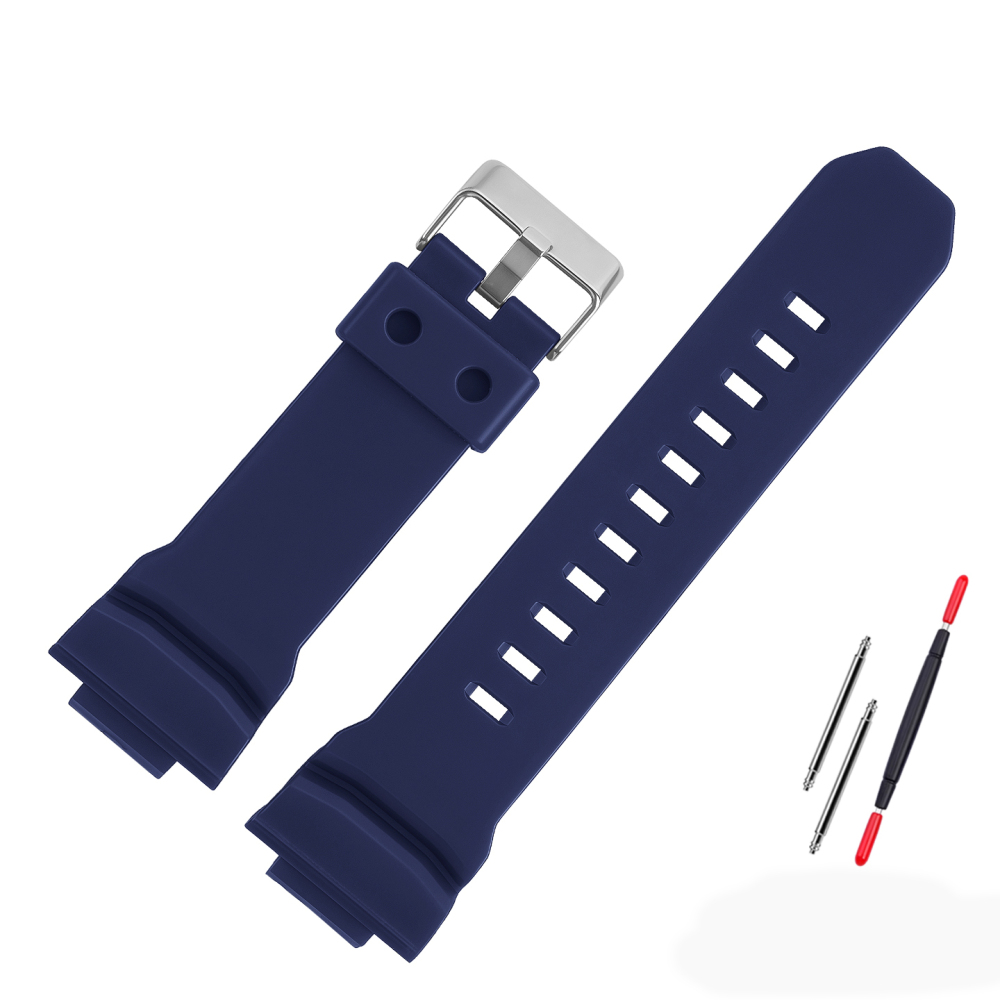 Replacement Resin Watch Band for Casio GAW-100 / GAS-100 / GA-150 / GA-300