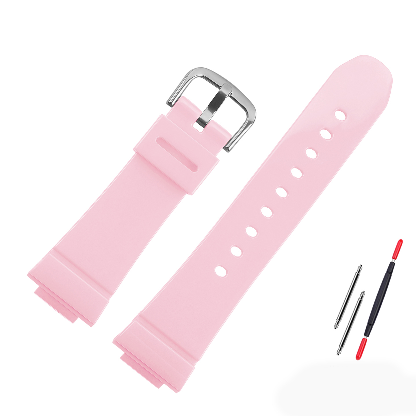 Replacement Resin Watch Band for Casio BABY-G GBD-500 / BGA-130 / GBD-560 / GBD-5000