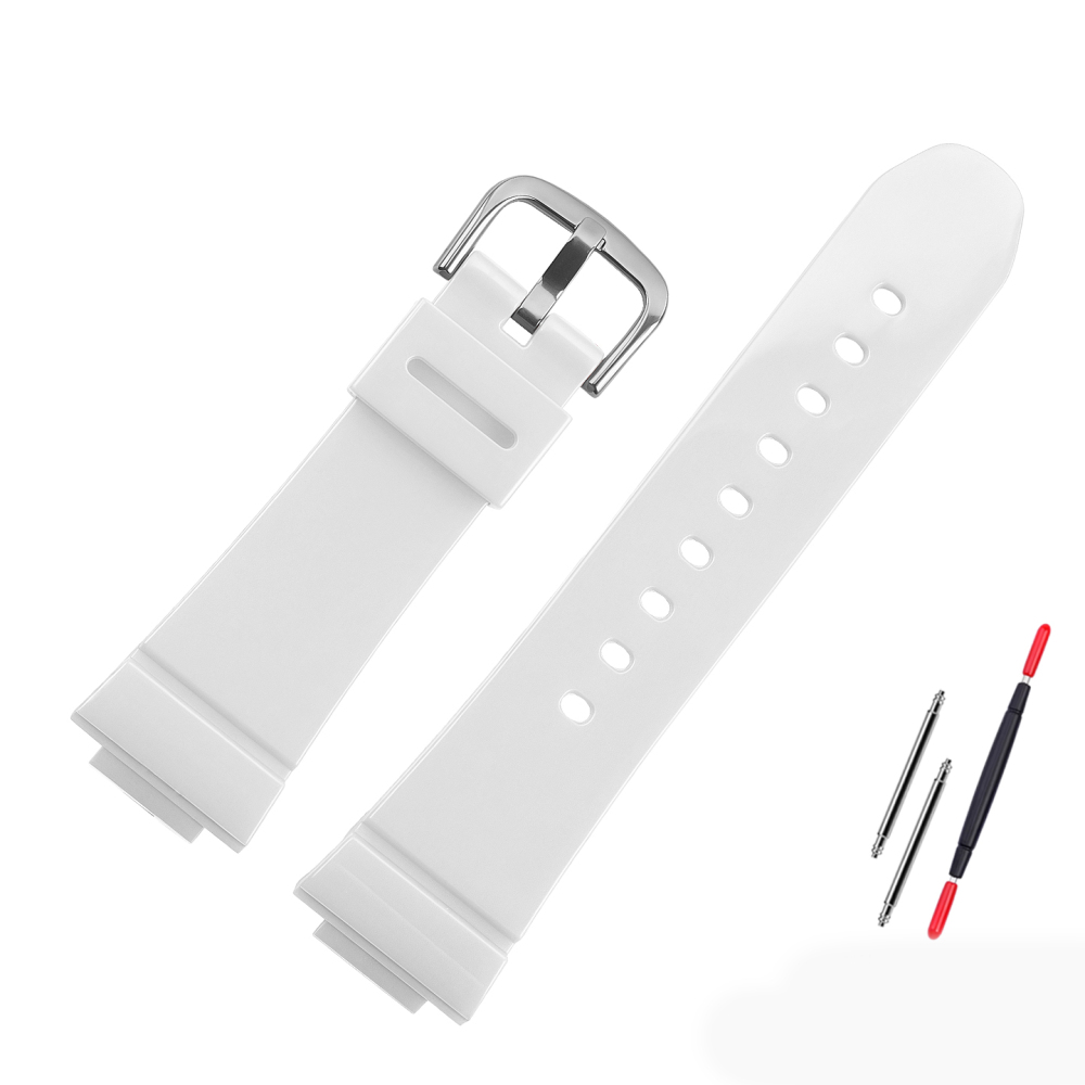 Colorful Resin Silicone Watch Band for Casio BABY-G BGA-130 / GBD-560 / GBD-140