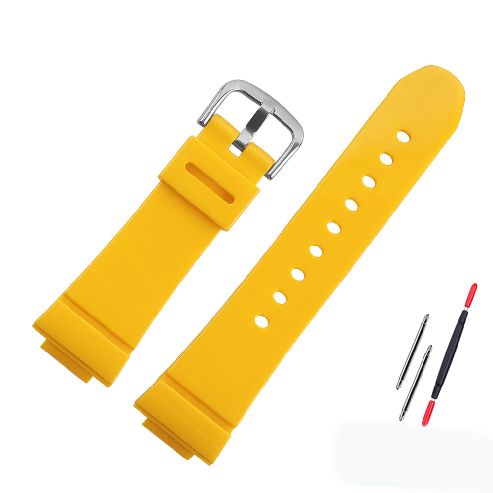 Colorful Resin Silicone Watch Band for Casio BABY-G BGA-130 / GBD-560 / GBD-140