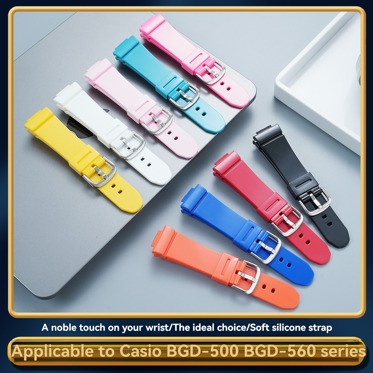Replacement Resin Watch Band for Casio BABY-G GBD-500 / BGA-130 / GBD-560 / GBD-5000