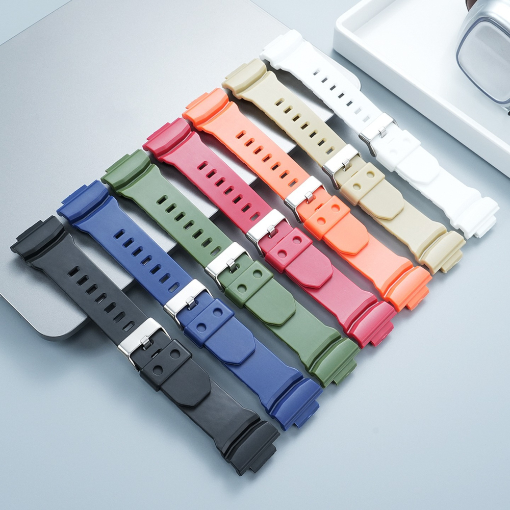 Replacement Resin Watch Band for Casio GAW-100 / GAS-100 / GA-150 / GA-300