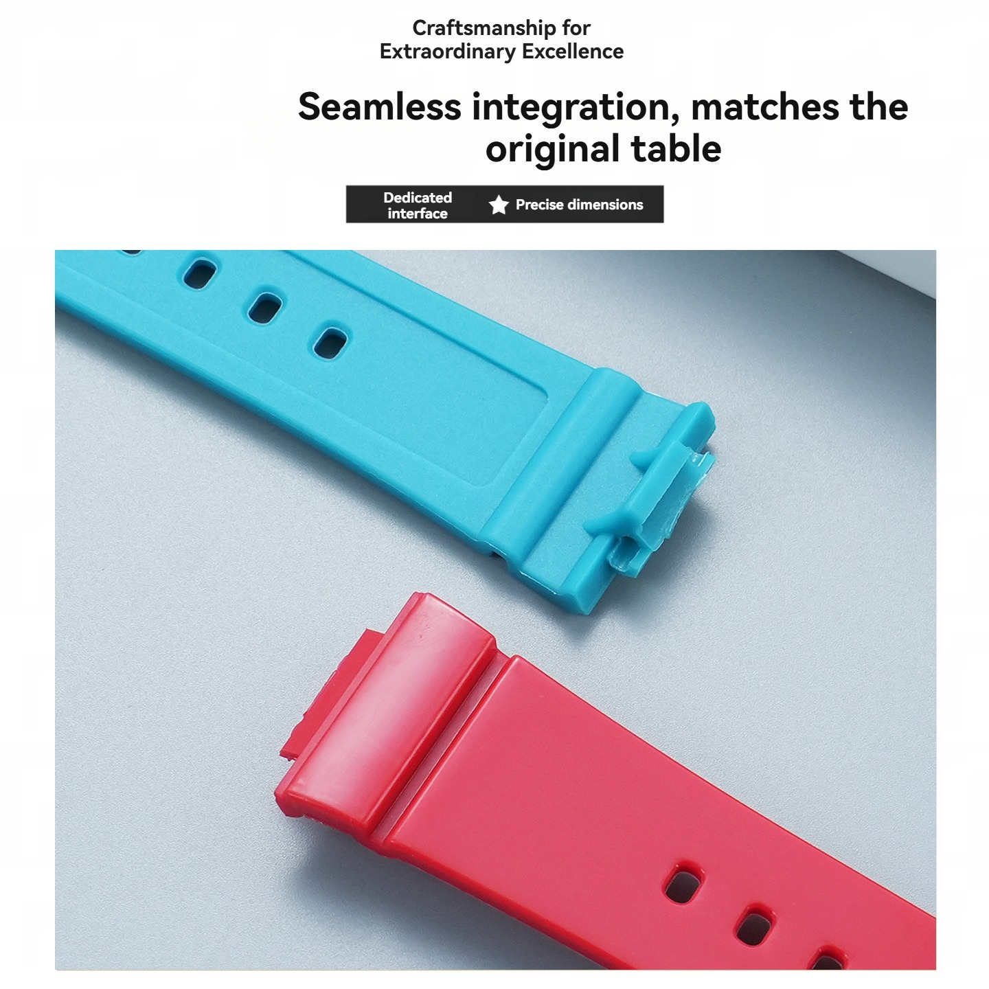 Replacement Resin Watch Band for Casio BABY-G GBD-500 / BGA-130 / GBD-560 / GBD-5000