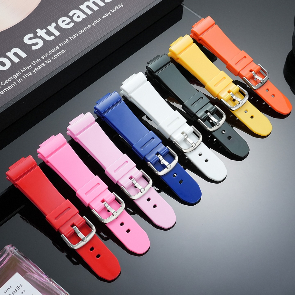 Colorful Resin Silicone Watch Band for Casio BABY-G BGA-130 / GBD-560 / GBD-140