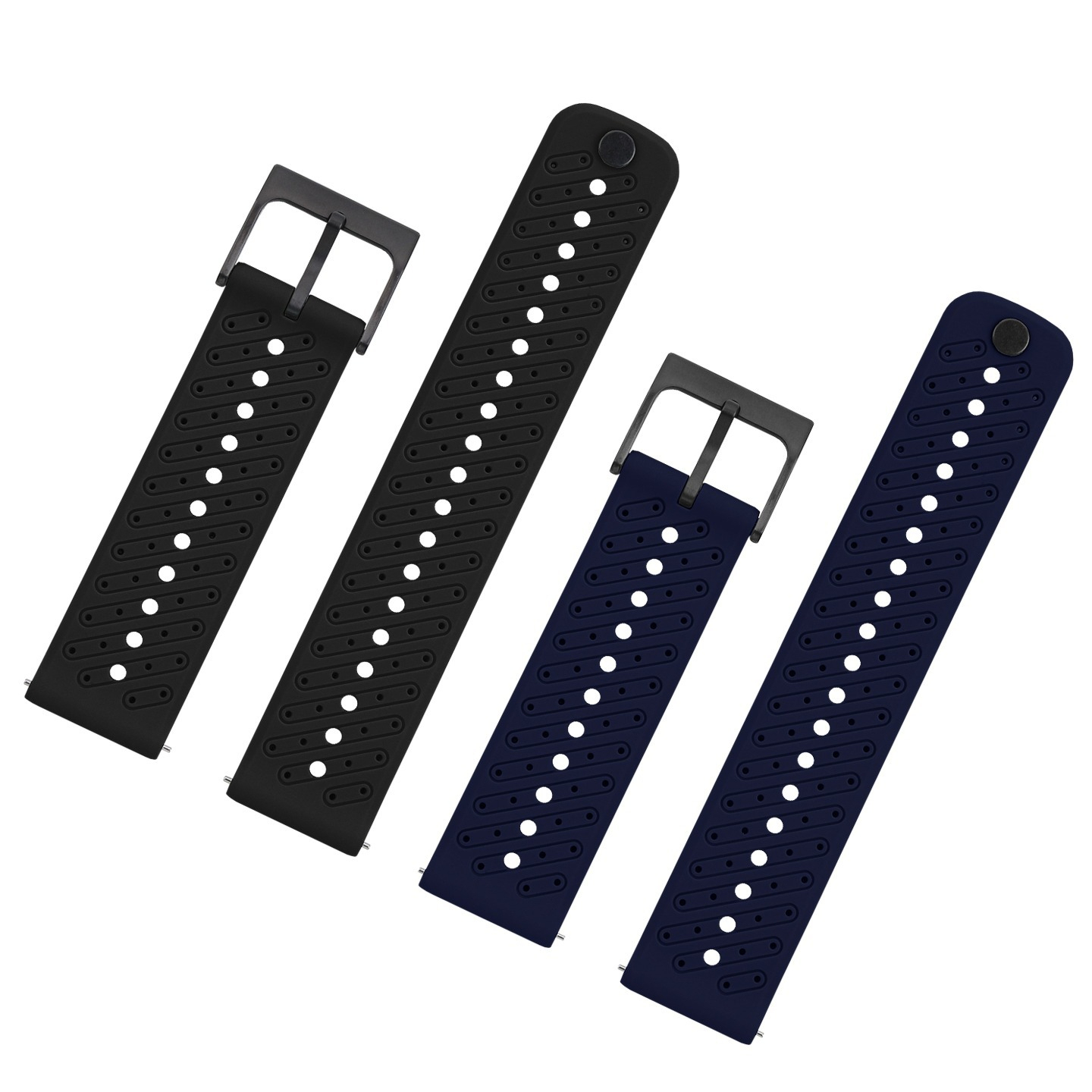 22mm Breathable Silicone Watch Band for SUUNTO Race / Vertical / 9 Peak Pro / 5 Peak