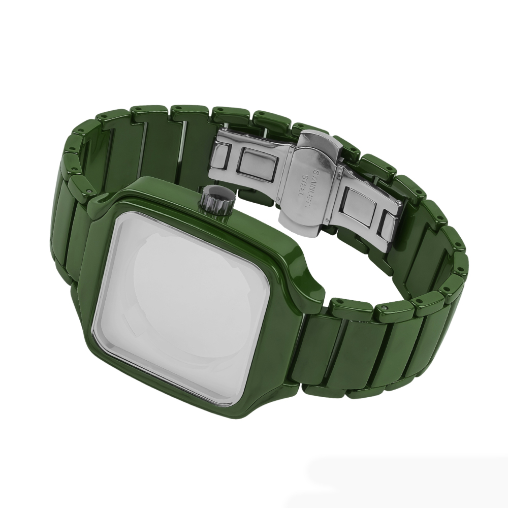 High-Tech Ceramic Watch Band & Case Set for Rado True Square R27086162 / R27073702