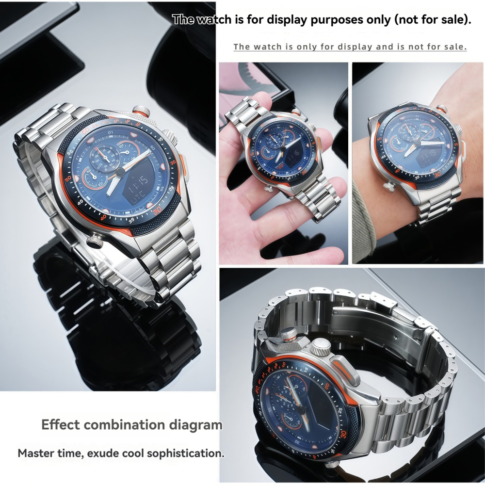 22mm Solid Stainless Steel Watch Band for Citizen Promaster SST / Land