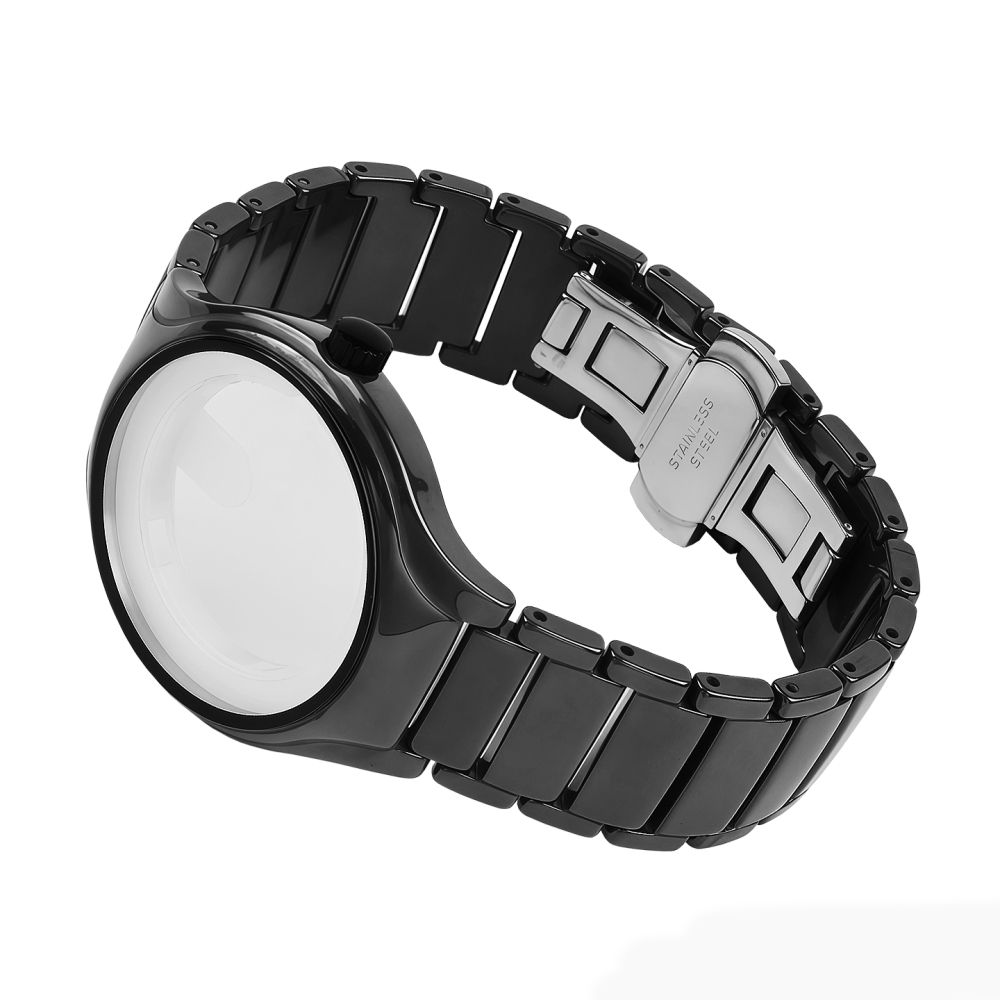 Glossy Ceramic Watch Band & Case Set for Rado True R27056712
