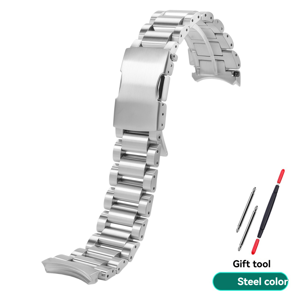22mm Solid Stainless Steel Watch Band for Citizen Promaster SST / Land