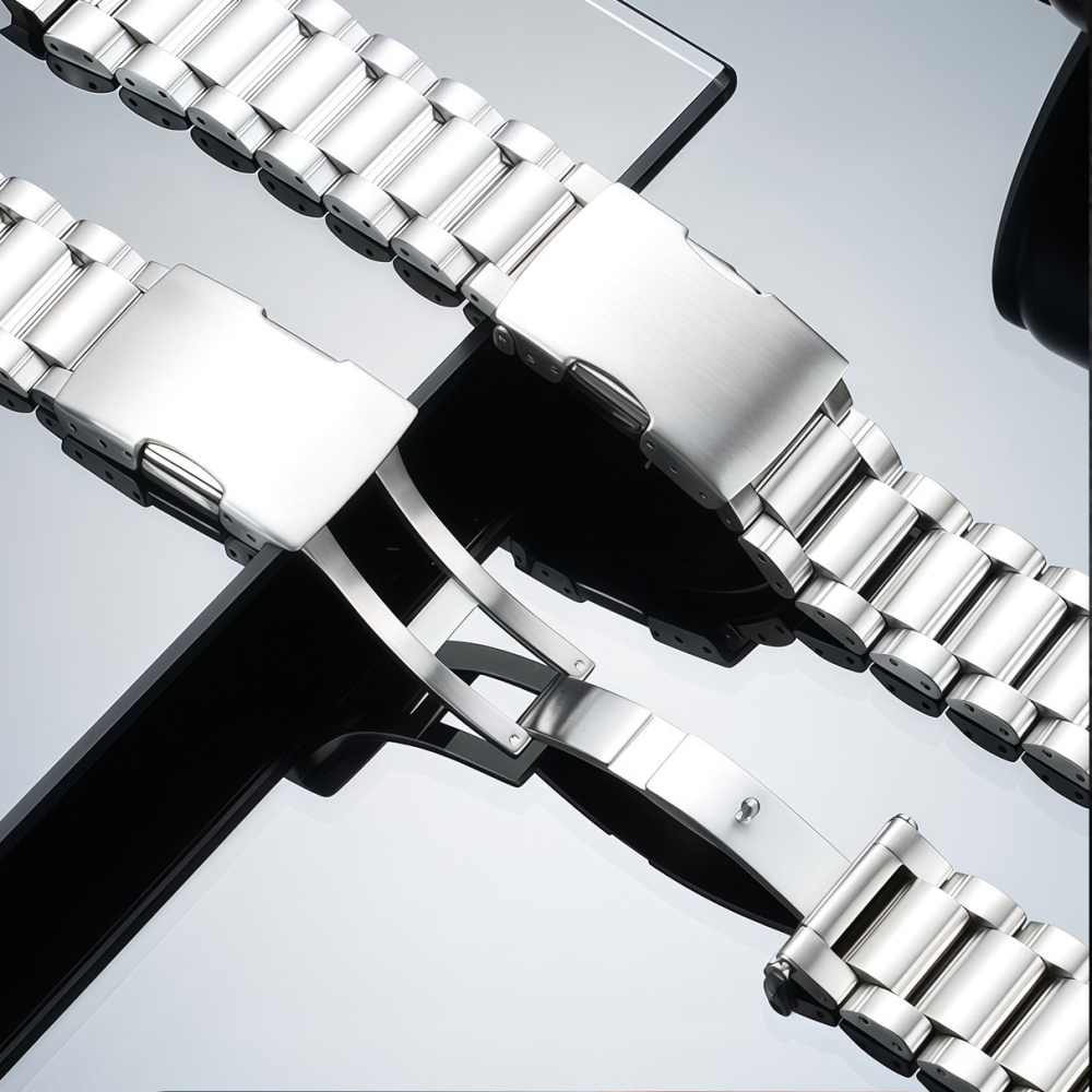 22mm Solid Stainless Steel Watch Band for Citizen Promaster SST / Land