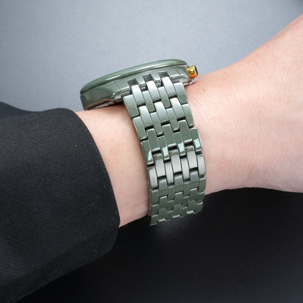Ceramic Watch Band & Case Set for Emporio Armani AR70017 / AR70015 / AR70016
