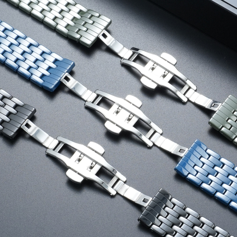 Ceramic Watch Band & Case Set for Emporio Armani AR70017 / AR70015 / AR70016