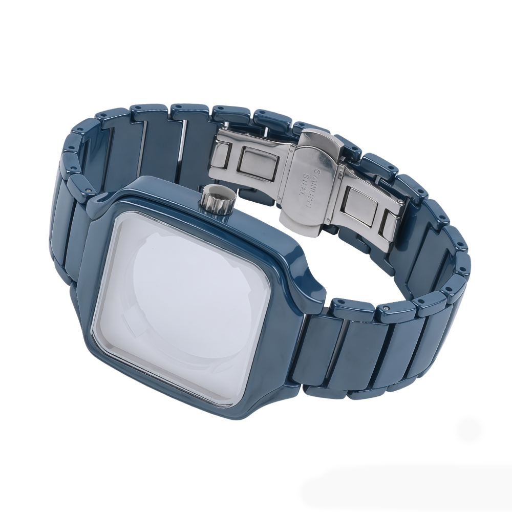 High-Tech Ceramic Watch Band & Case Set for Rado True Square R27086162 / R27073702