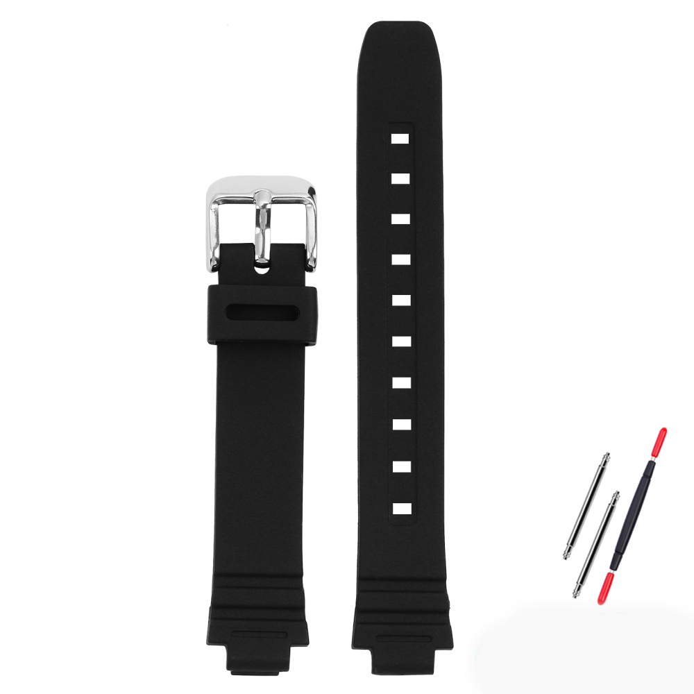 Soft Silicone / Resin Watch Band for Casio LA-20WH