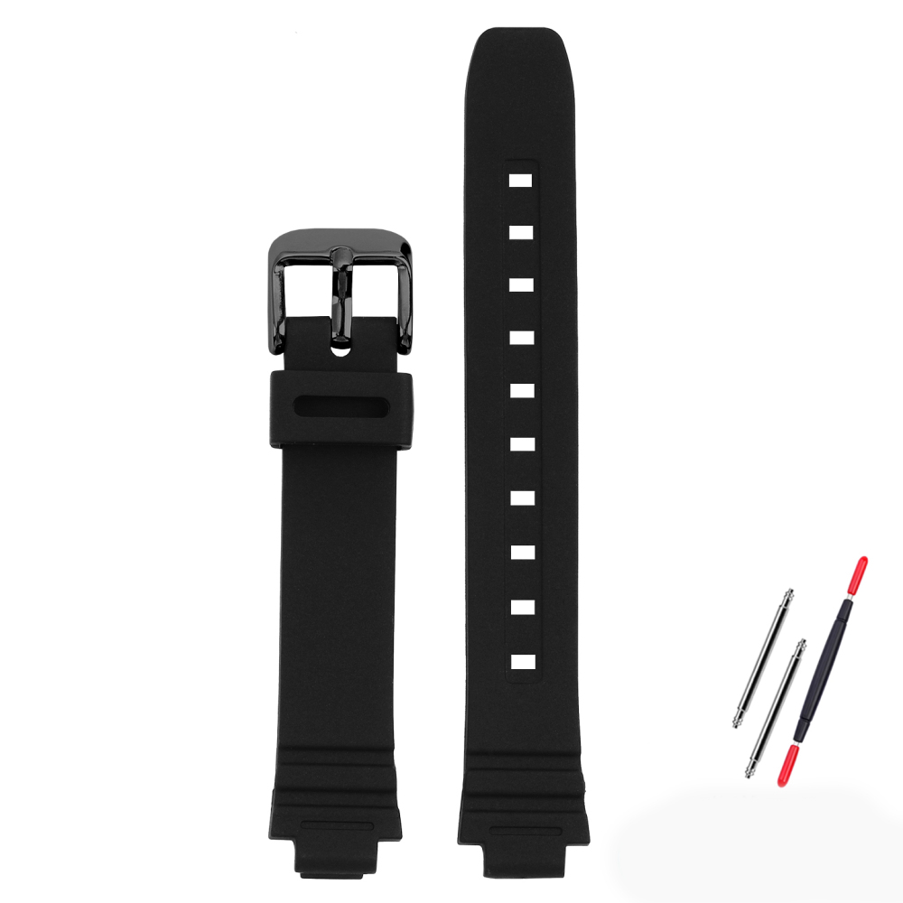 Soft Silicone / Resin Watch Band for Casio LA-20WH