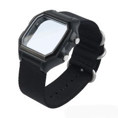 Black Case-Black Silver Buckle