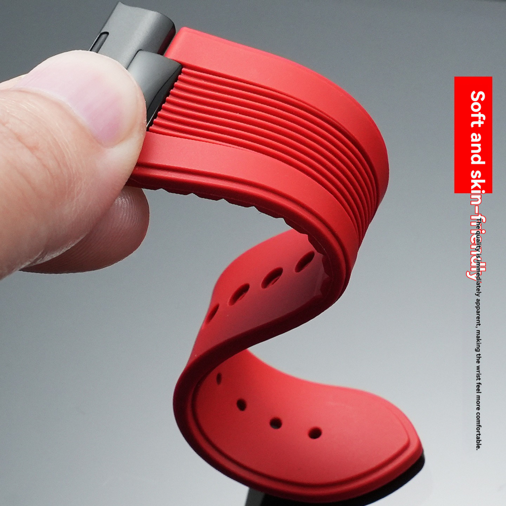 Premium Silicone Nautilus Style Band for Apple Watch Ultra 3 / Ultra 2