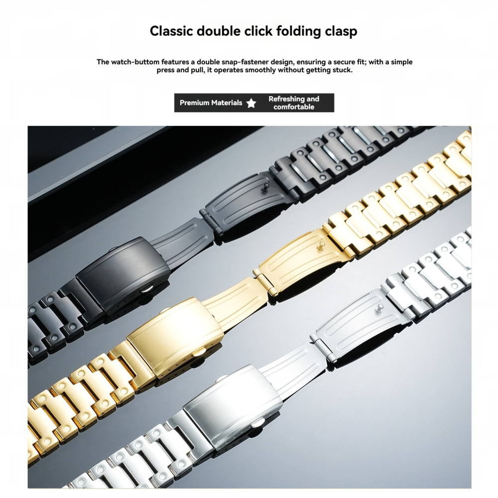 Stainless Steel Case & Bracelet Conversion Kit for Casio GM-5600 / DW-5600 / DW-5610