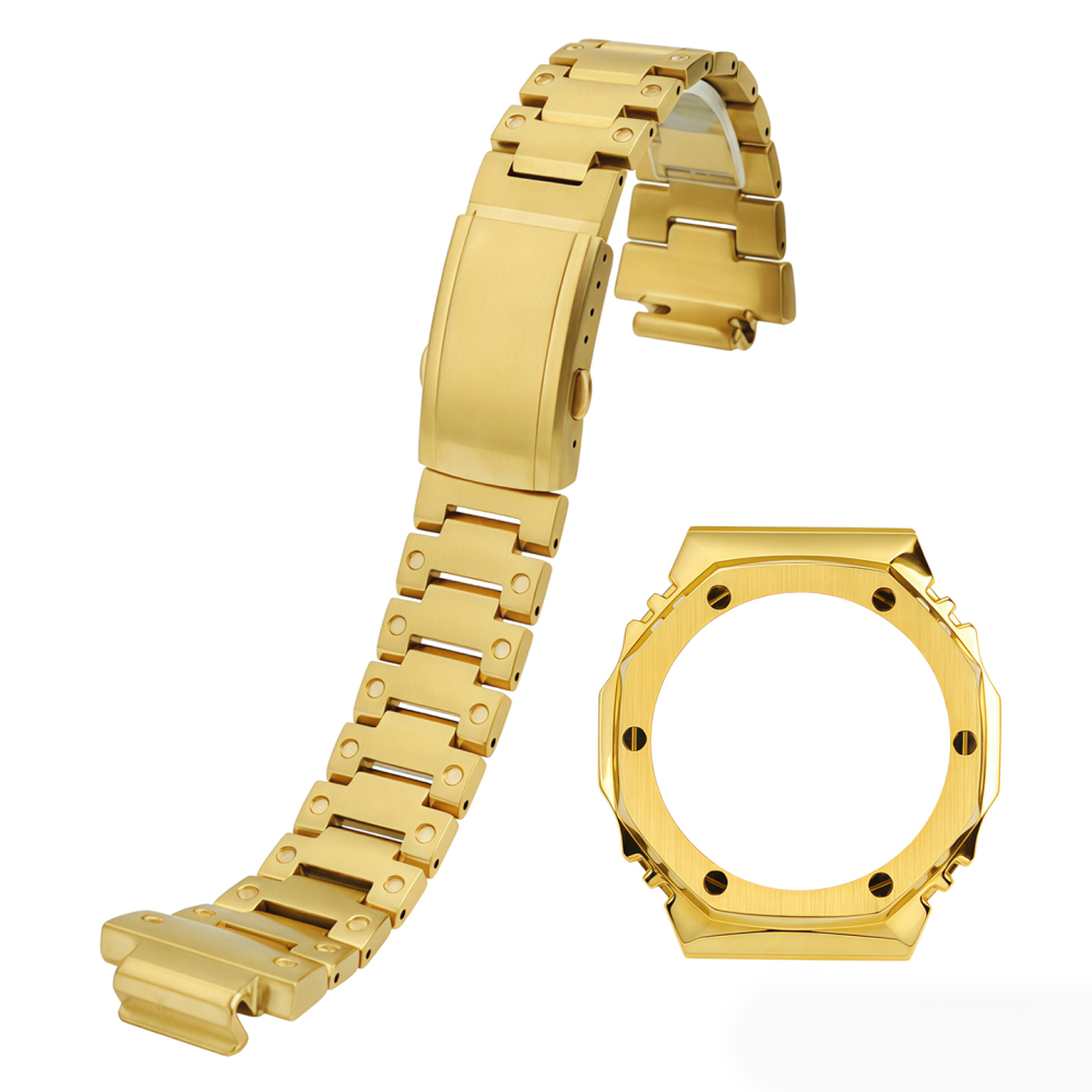 Stainless Steel Case & Bracelet Conversion Kit for Casio GA-B2100 / GA-2110 / GA-2100