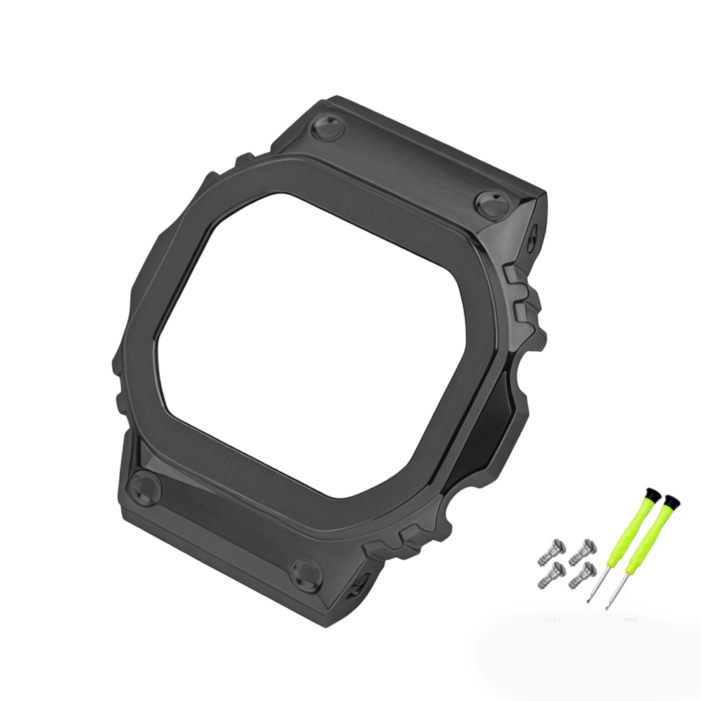 Stainless Steel Case & Bracelet Conversion Kit for Casio GM-5600 / DW-5600 / DW-5610